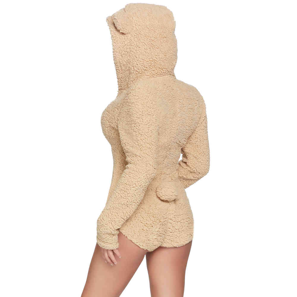 Leg Avenue - Cuddle Bear Kostuum - Creme
